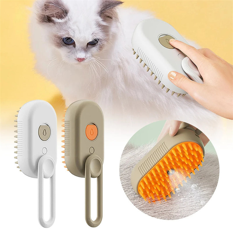 Fantastic Brush Steamy Dog Brush 3 In 1 Electric Spray Cat Hair Brushes For Massage Pet Grooming Comb Hair Removal Combs Pet Products