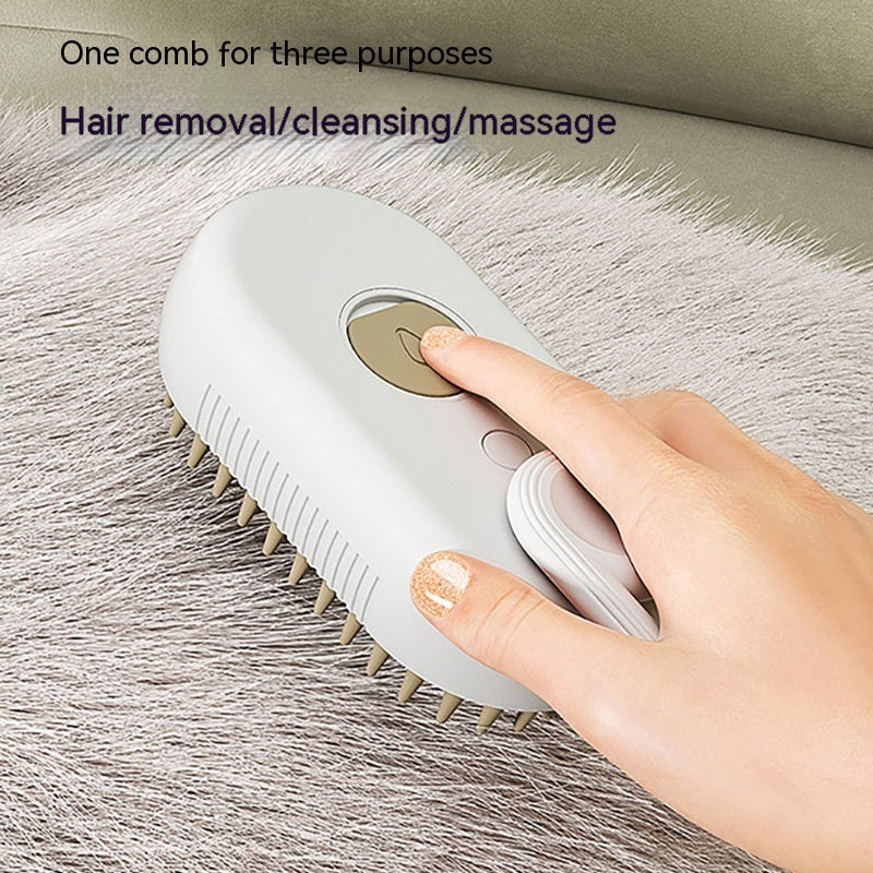 Fantastic Brush Steamy Dog Brush 3 In 1 Electric Spray Cat Hair Brushes For Massage Pet Grooming Comb Hair Removal Combs Pet Products