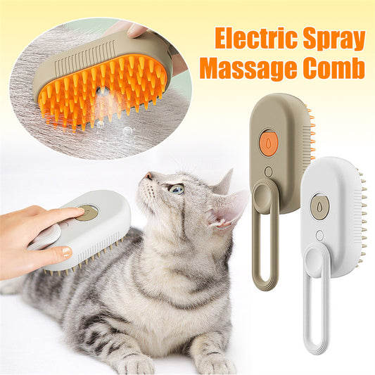 Fantastic Brush Steamy Dog Brush 3 In 1 Electric Spray Cat Hair Brushes For Massage Pet Grooming Comb Hair Removal Combs Pet Products